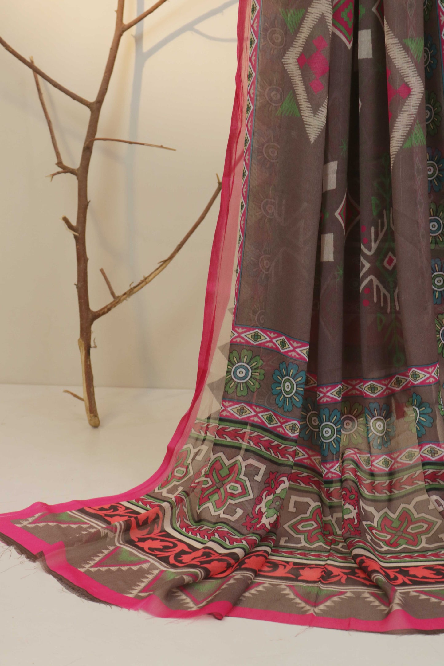 3Piece -Viscous Printed Suit VC20