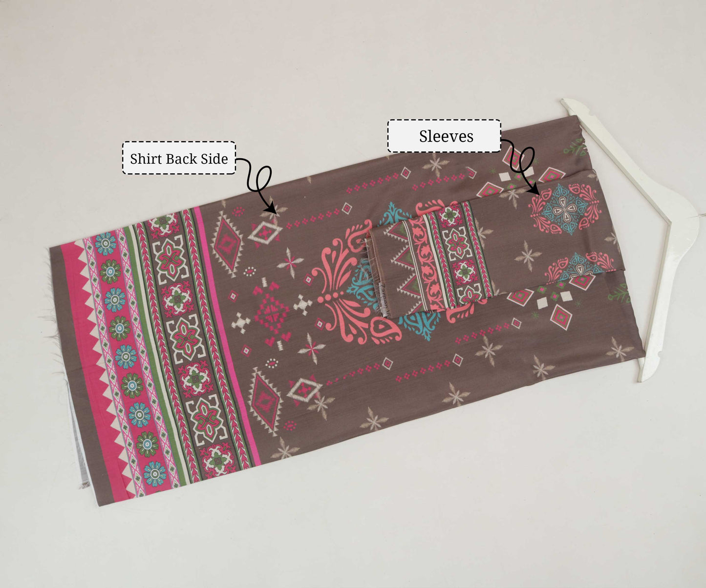 3Piece -Viscous Printed Suit VC20