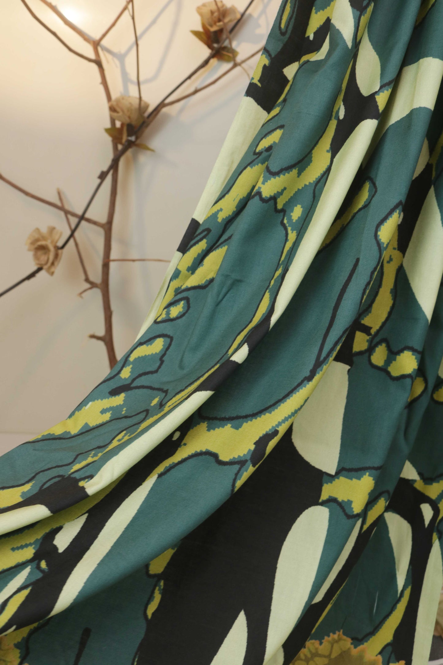 3Piece - Linen Printed Suit Classic ICLST12