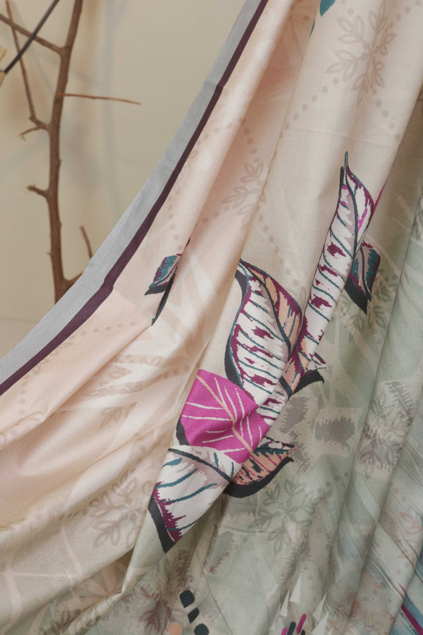 3Piece - Linen Printed Suit Classic ICLST10