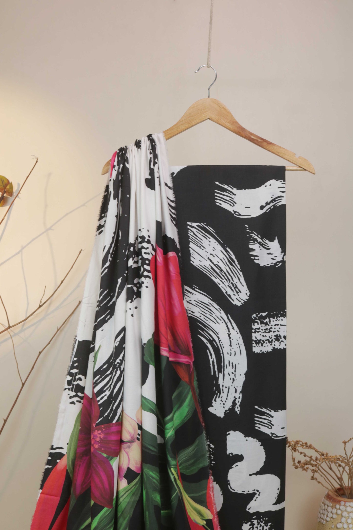 3Piece - Moonsoon  Linen Printed Suit MSST02