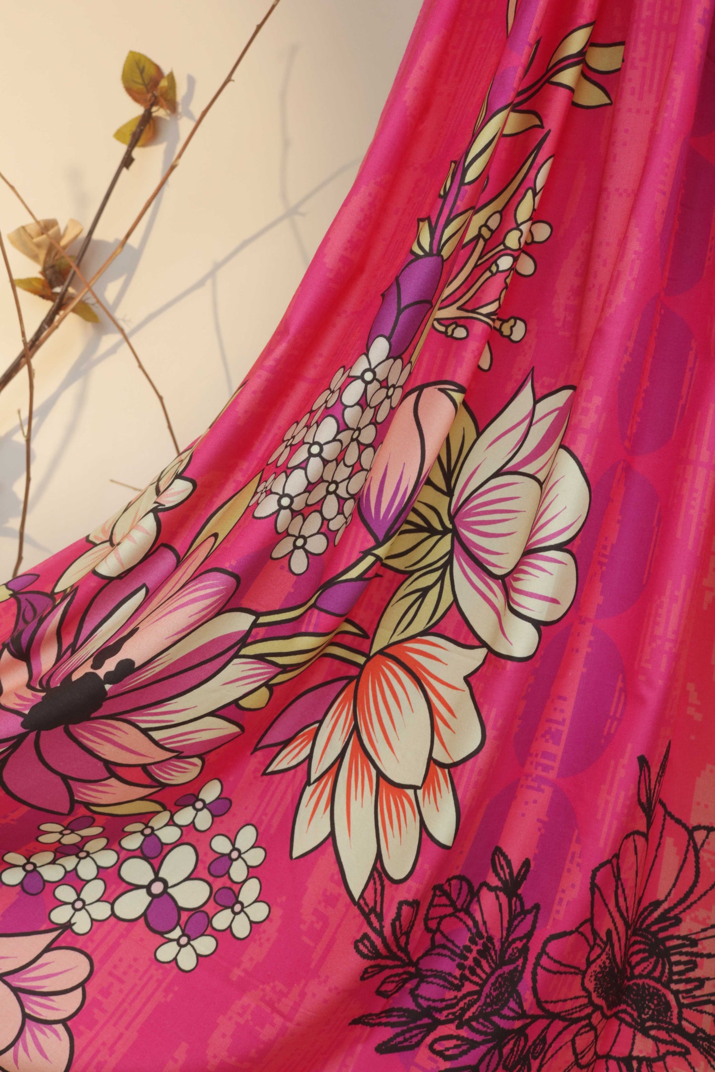 3Piece - Linen Printed Suit Classic ICLST02