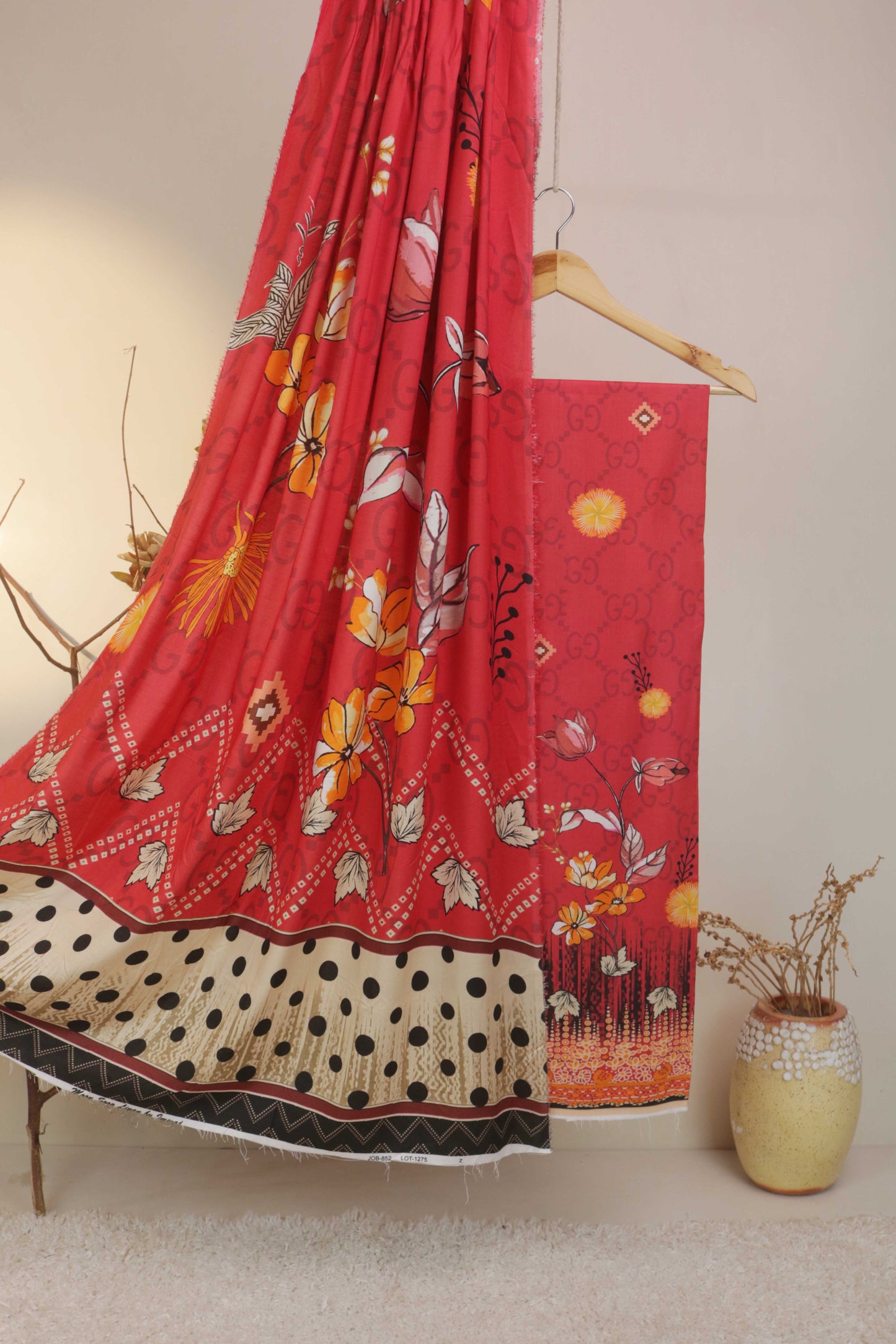 3Piece - Moonsoon  Linen Printed Suit MSST16