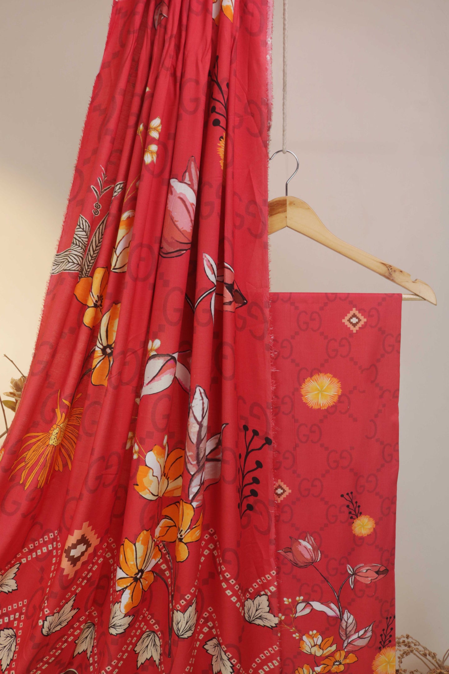 3Piece - Moonsoon  Linen Printed Suit MSST16