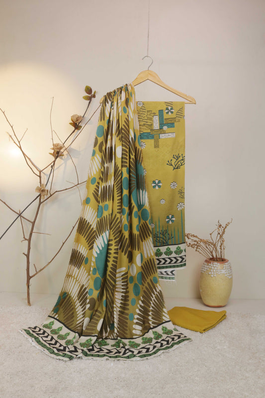 3Piece - Moonsoon  Linen Printed Suit MSST19