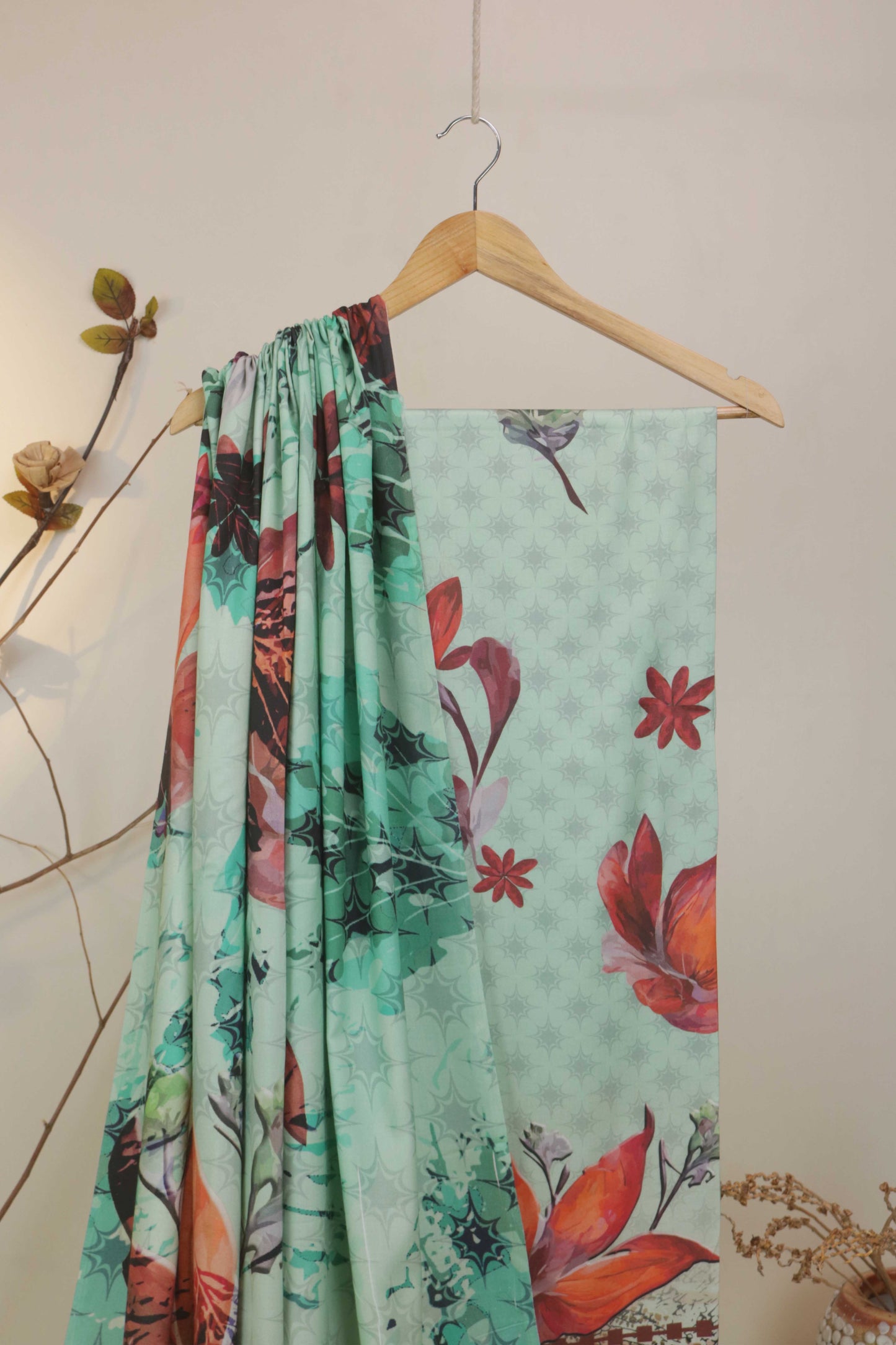 3Piece - Linen Printed Suit Classic ICLST13