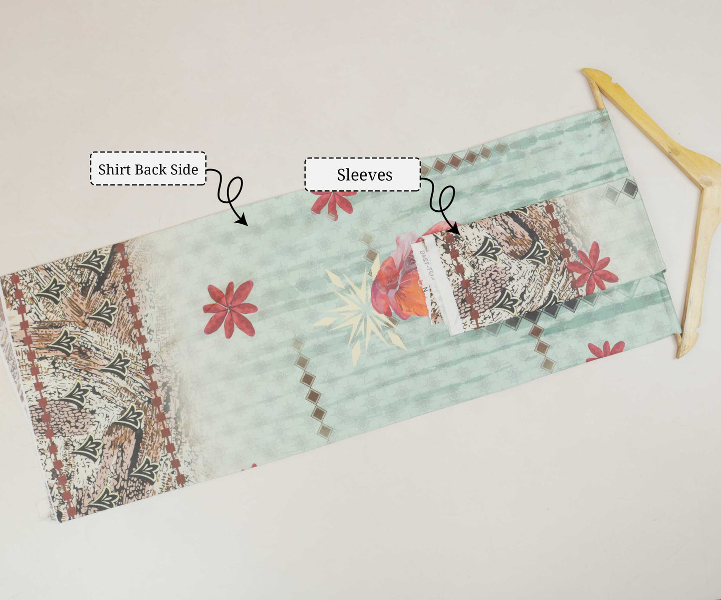 3Piece - Linen Printed Suit Classic ICLST13