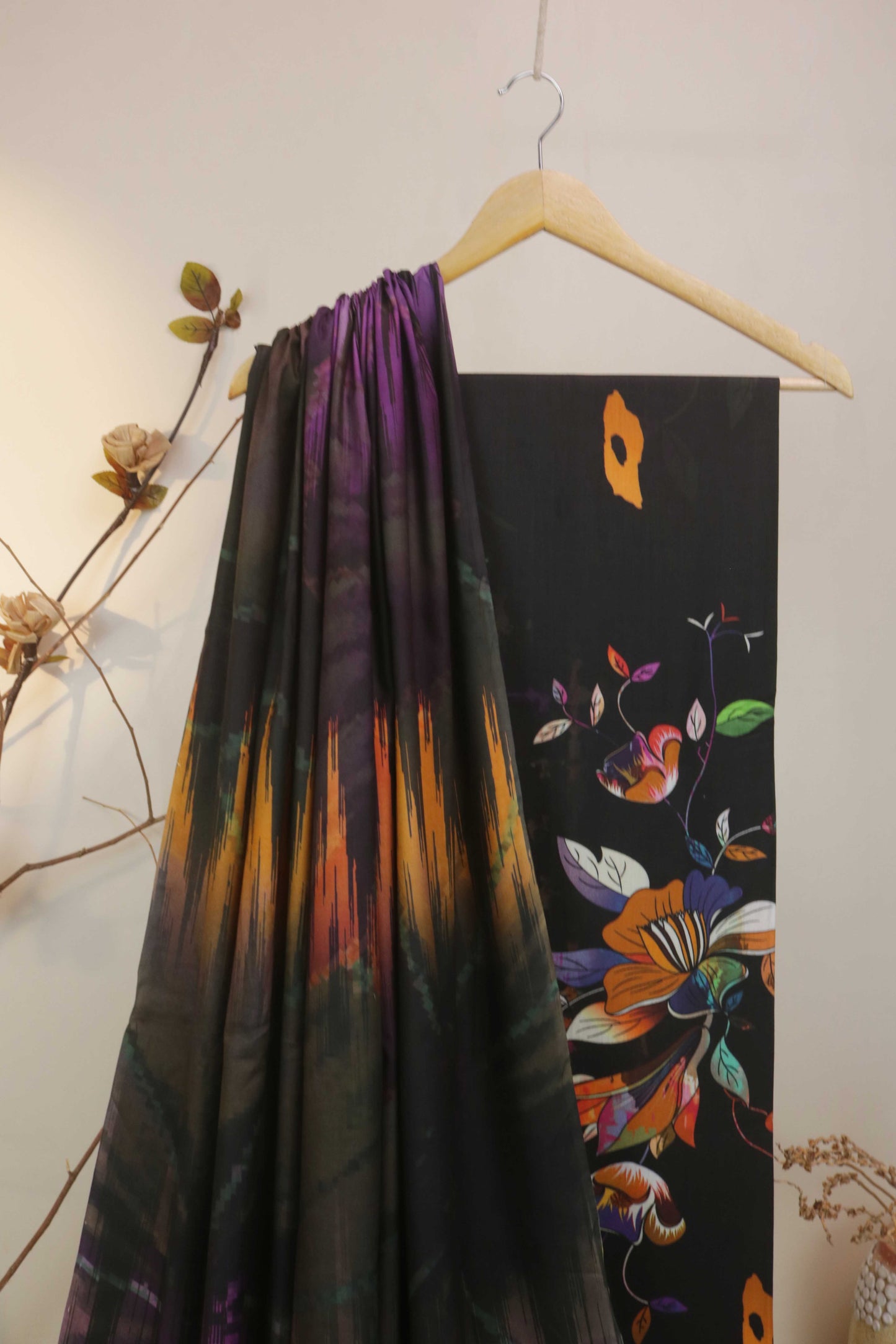 3Piece - Linen Printed Suit Classic ICLST05