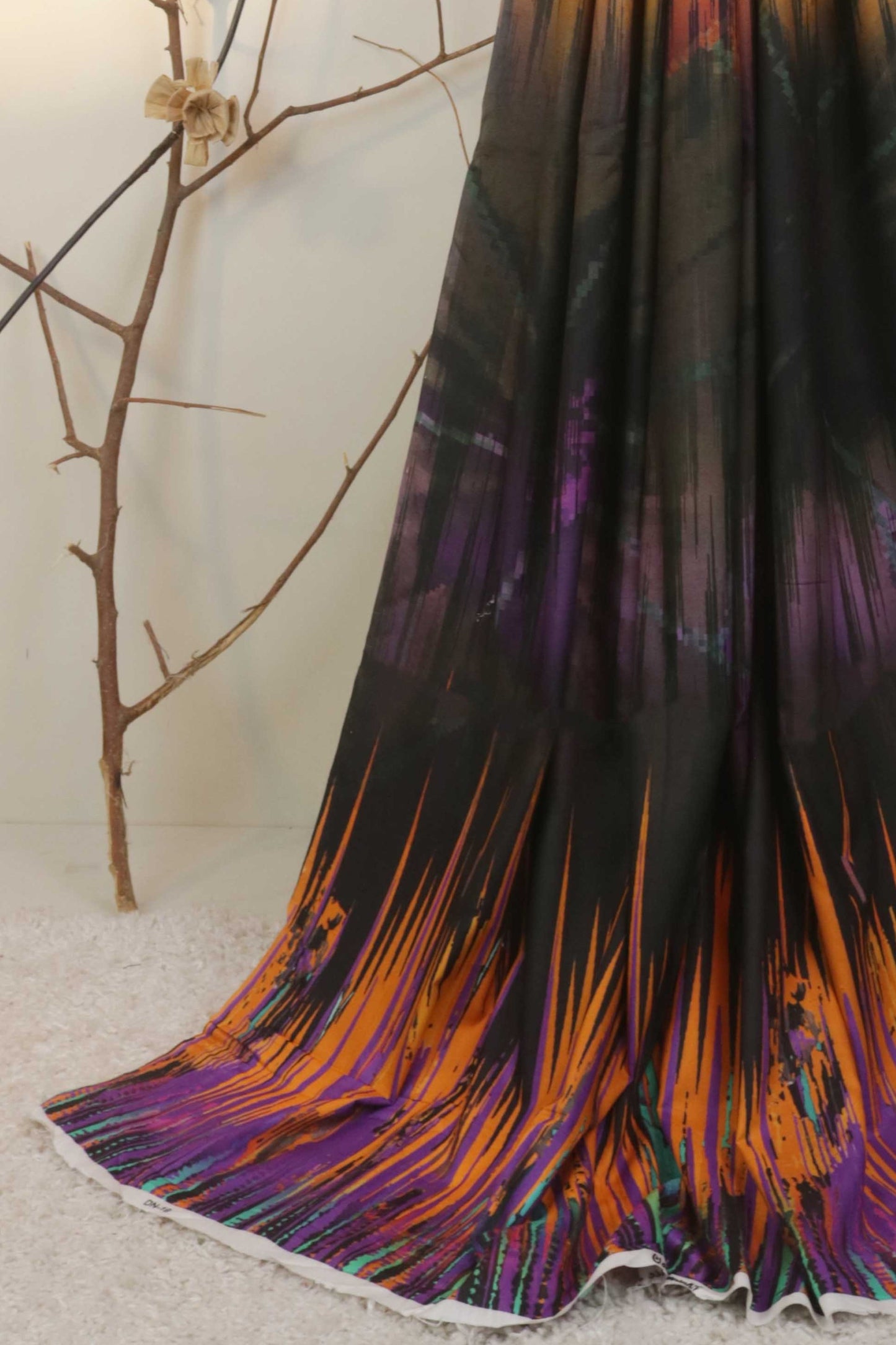 3Piece - Linen Printed Suit Classic ICLST05