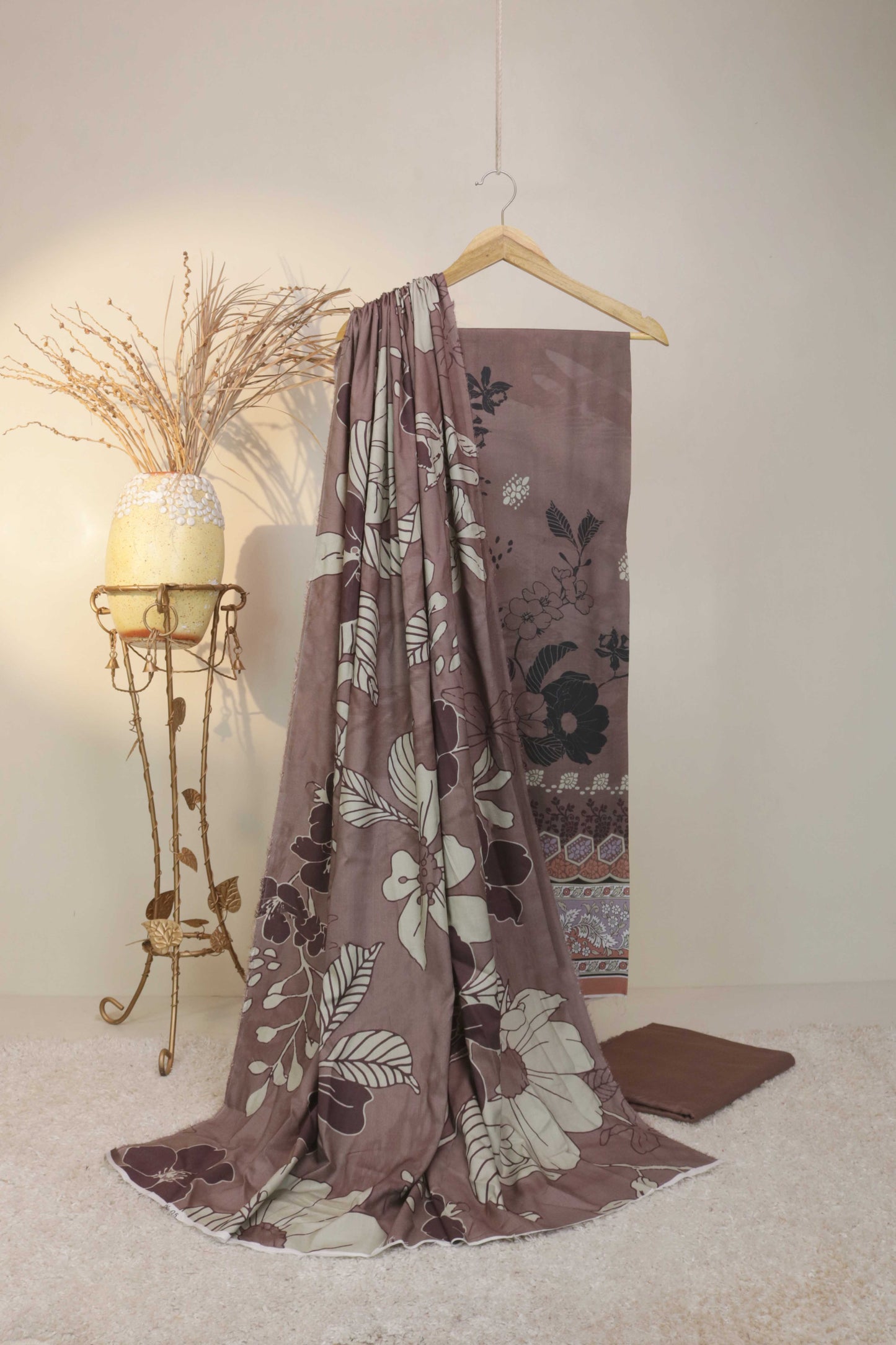 3Piece - Linen Printed Suit Classic CLST02