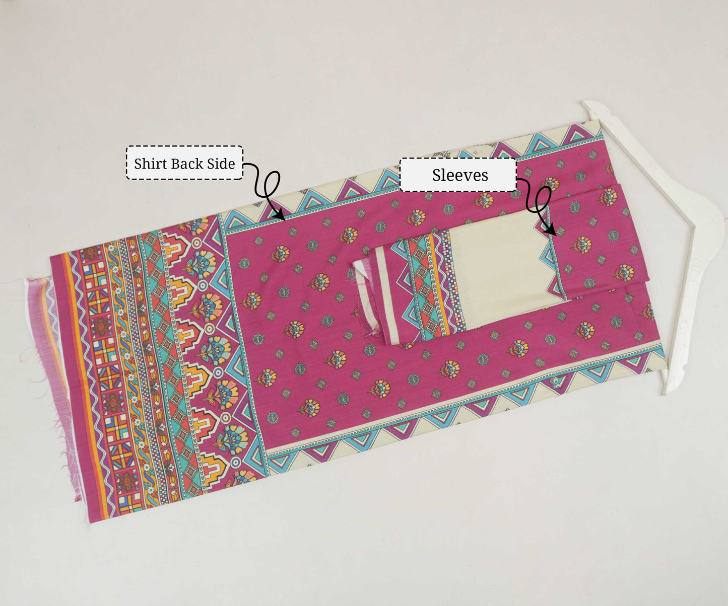 3Piece -Viscous Printed Suit VC09