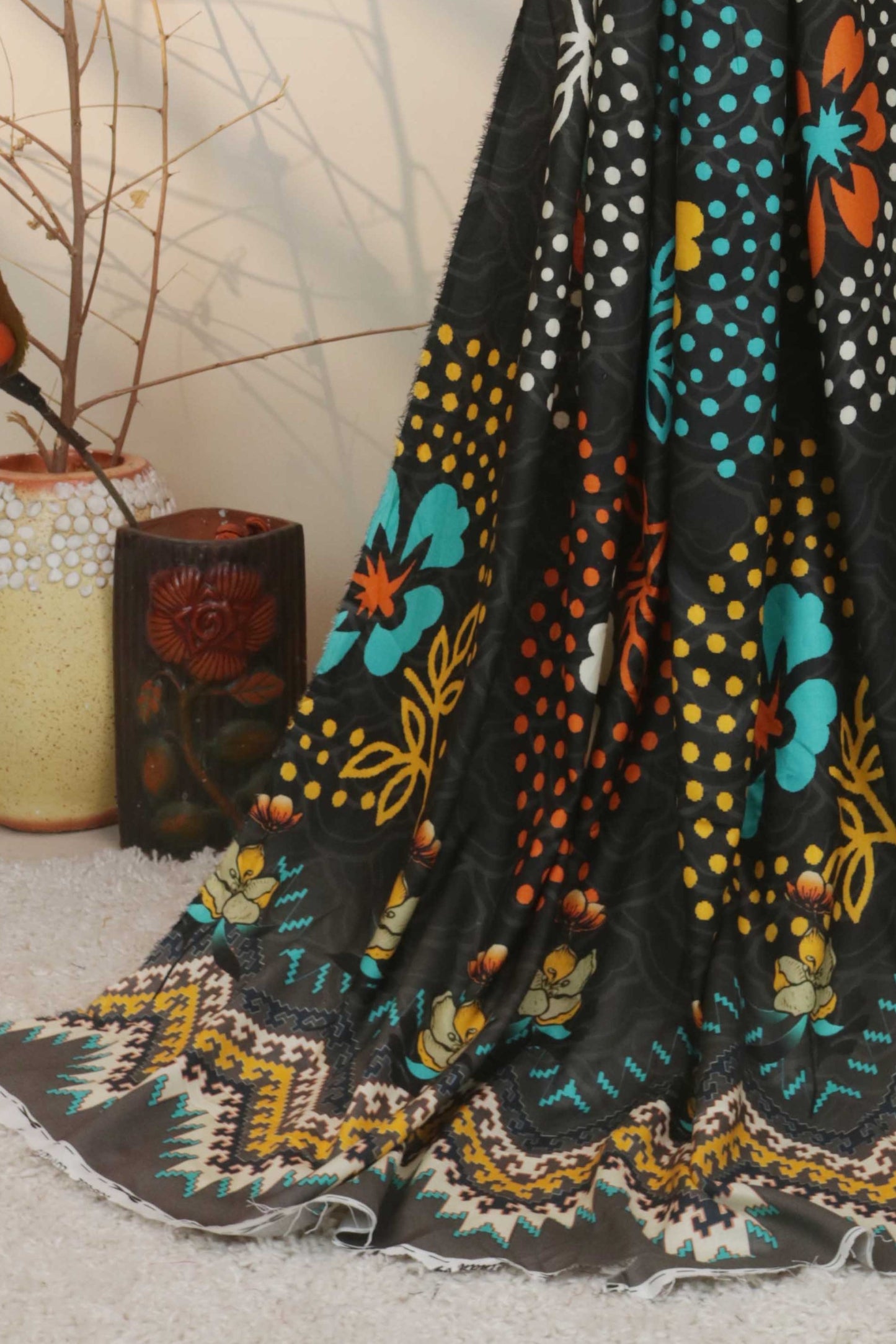 3Piece - Moonsoon  Linen Printed Suit MSST20