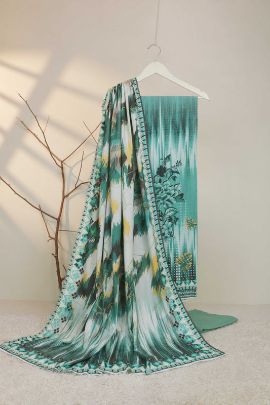 3Piece - Linen Printed Suit Classic CLST05