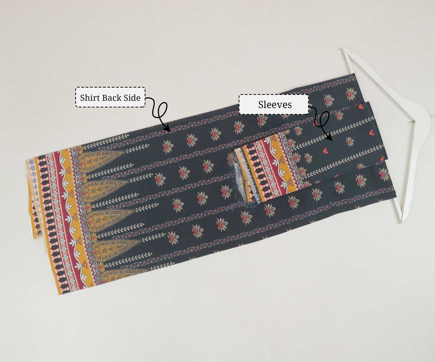 3Piece -Viscous Printed Suit VC06