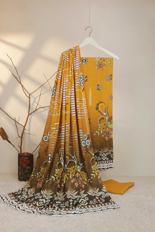 3Piece - Moonsoon  Linen Printed Suit MSST15