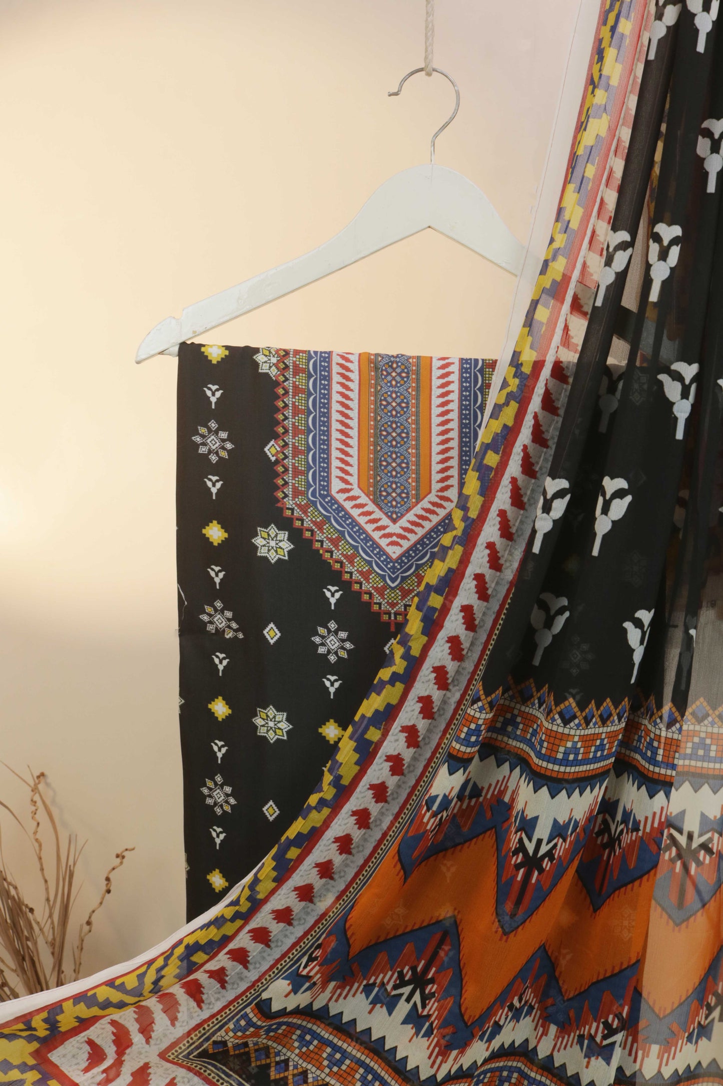 3Piece -Viscous Printed Suit VC10