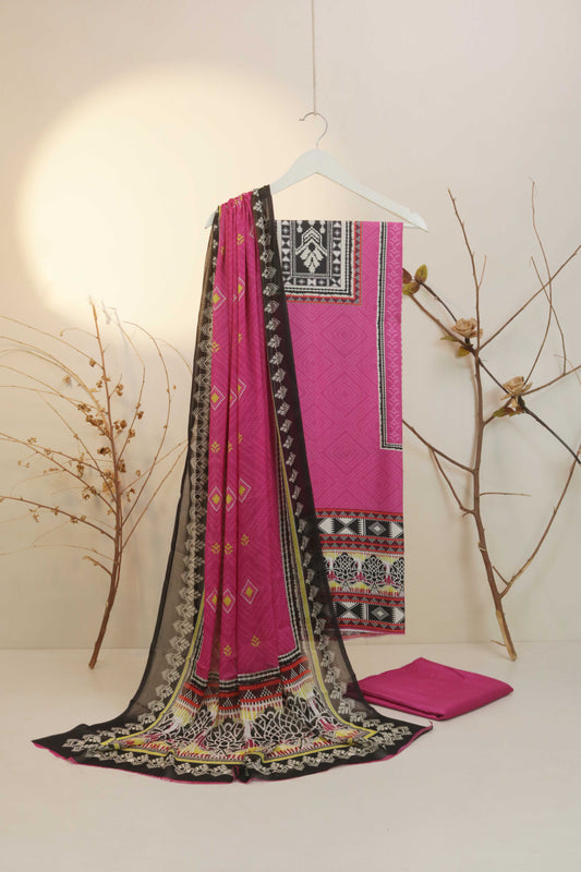 3Piece -Viscous Printed Suit VC14