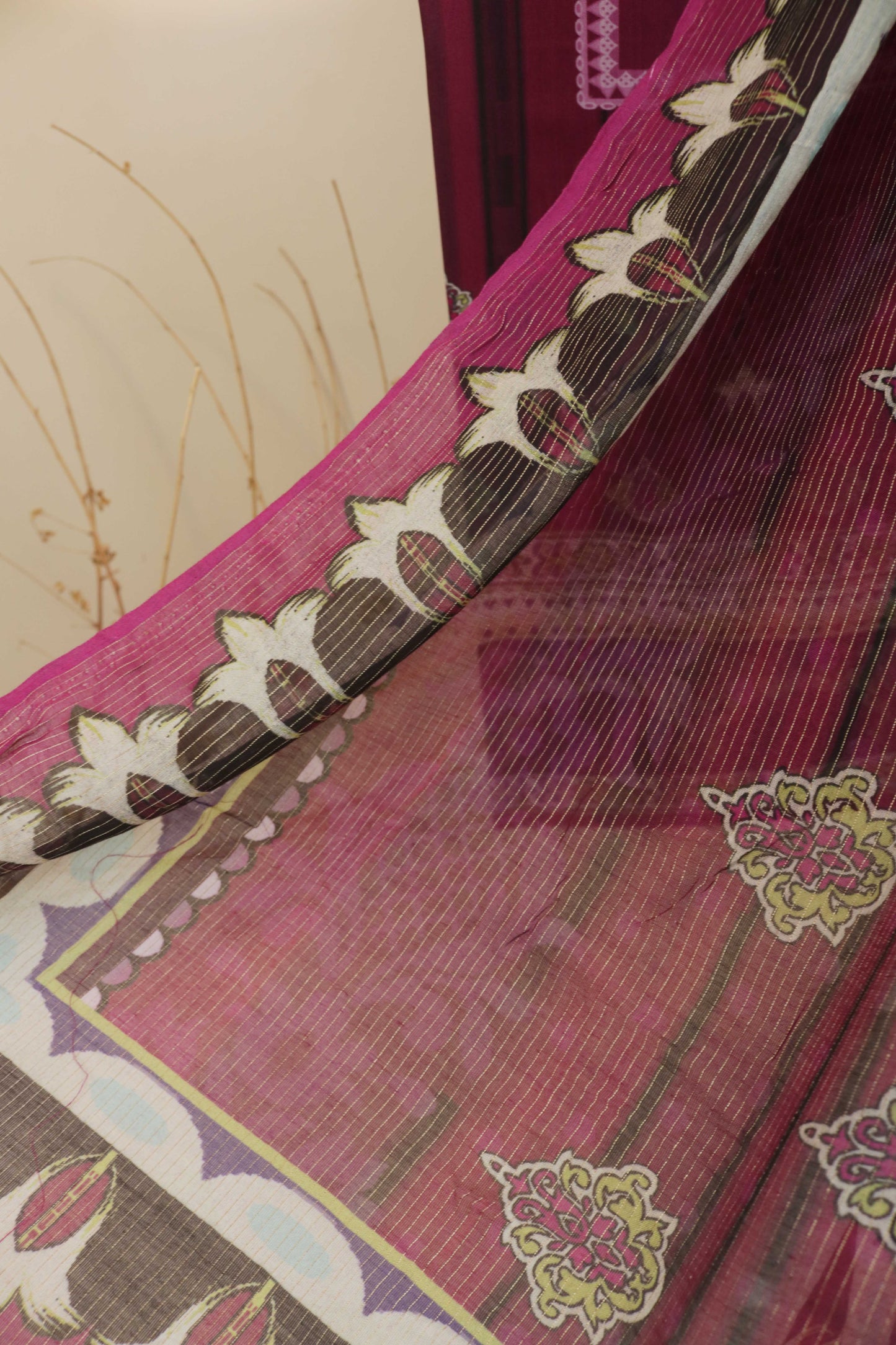 3Piece -Viscous Printed Suit VC18