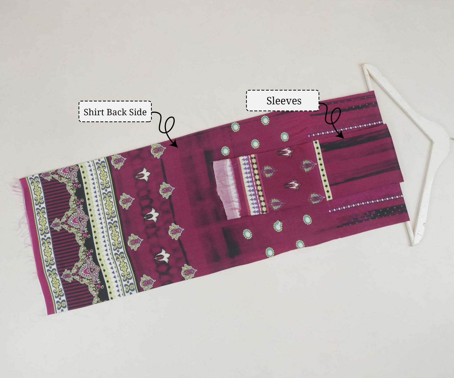 3Piece -Viscous Printed Suit VC18