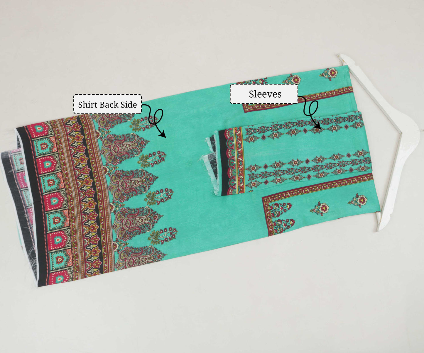 3Piece -Viscous Printed Suit VC15