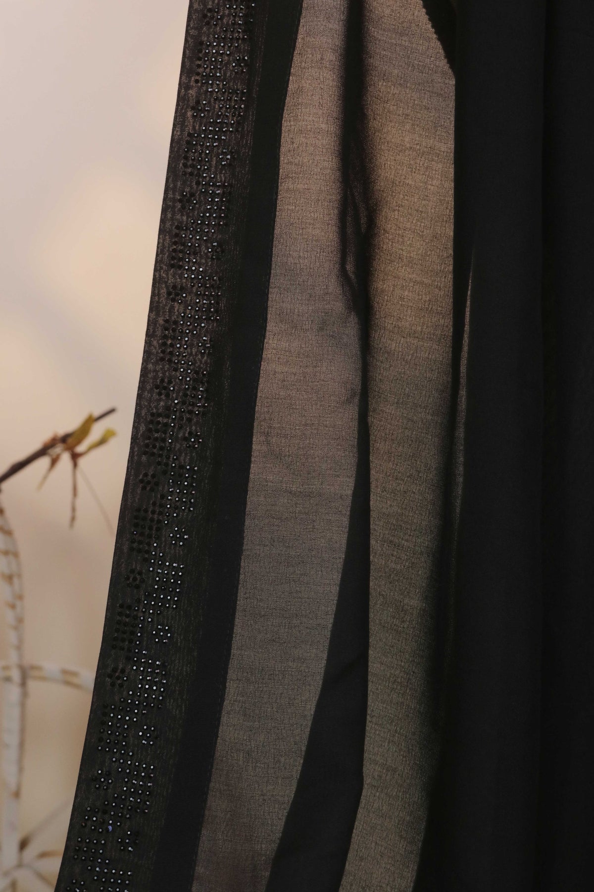 Swiss Abaya Shawl 3036 Black