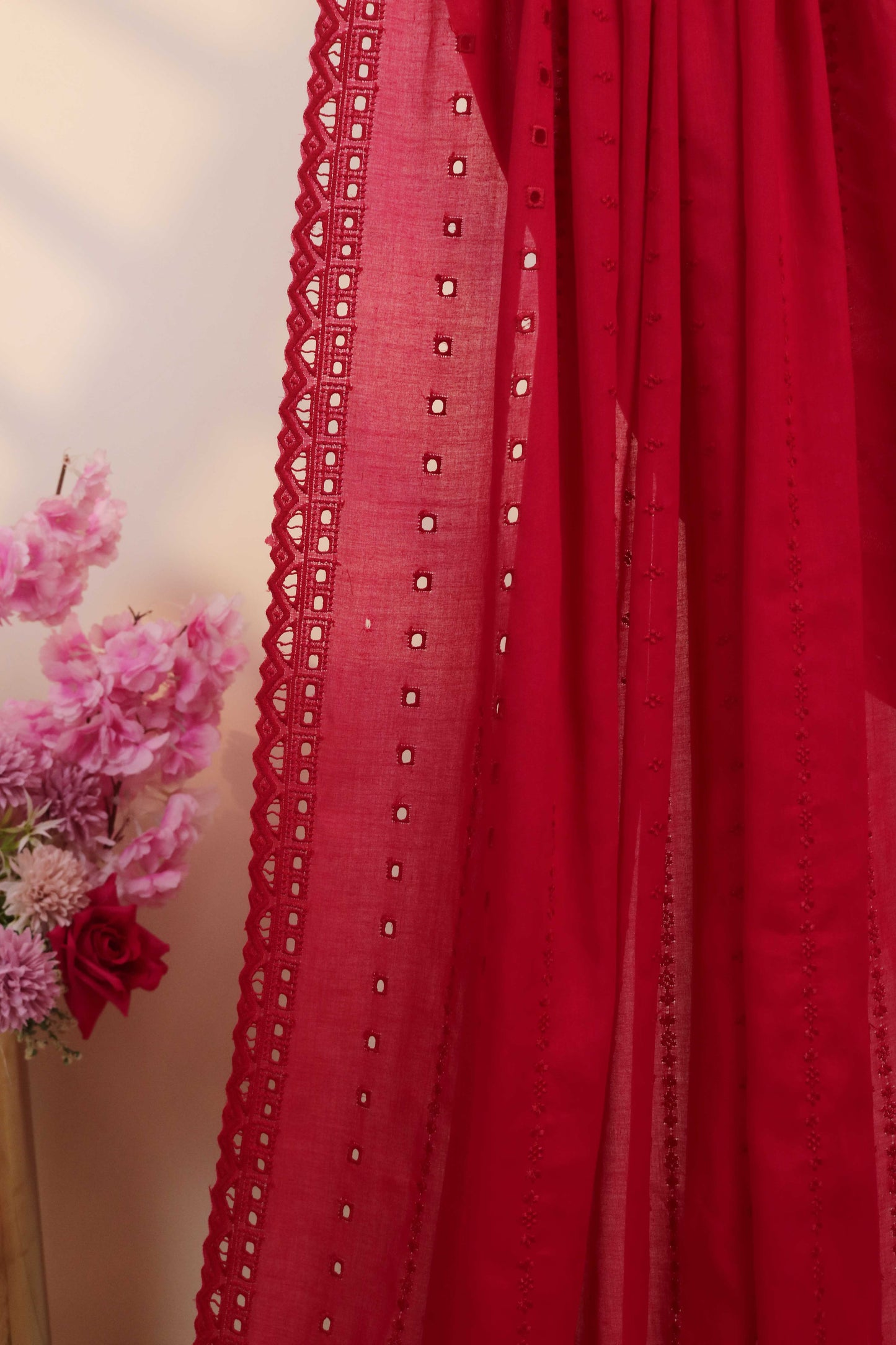 Embroidered Lawn Shawl 2868C