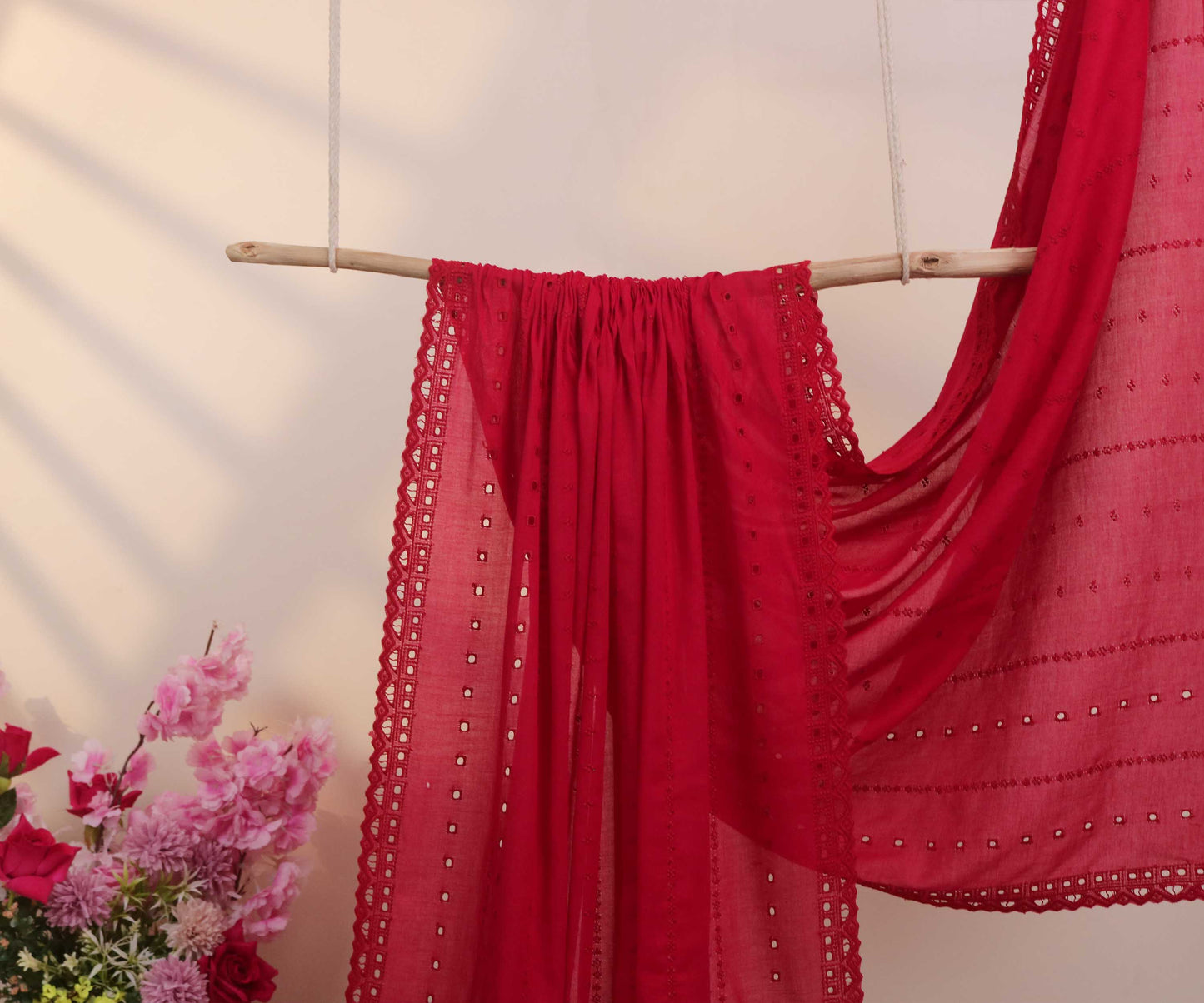 Embroidered Lawn Shawl 2868C