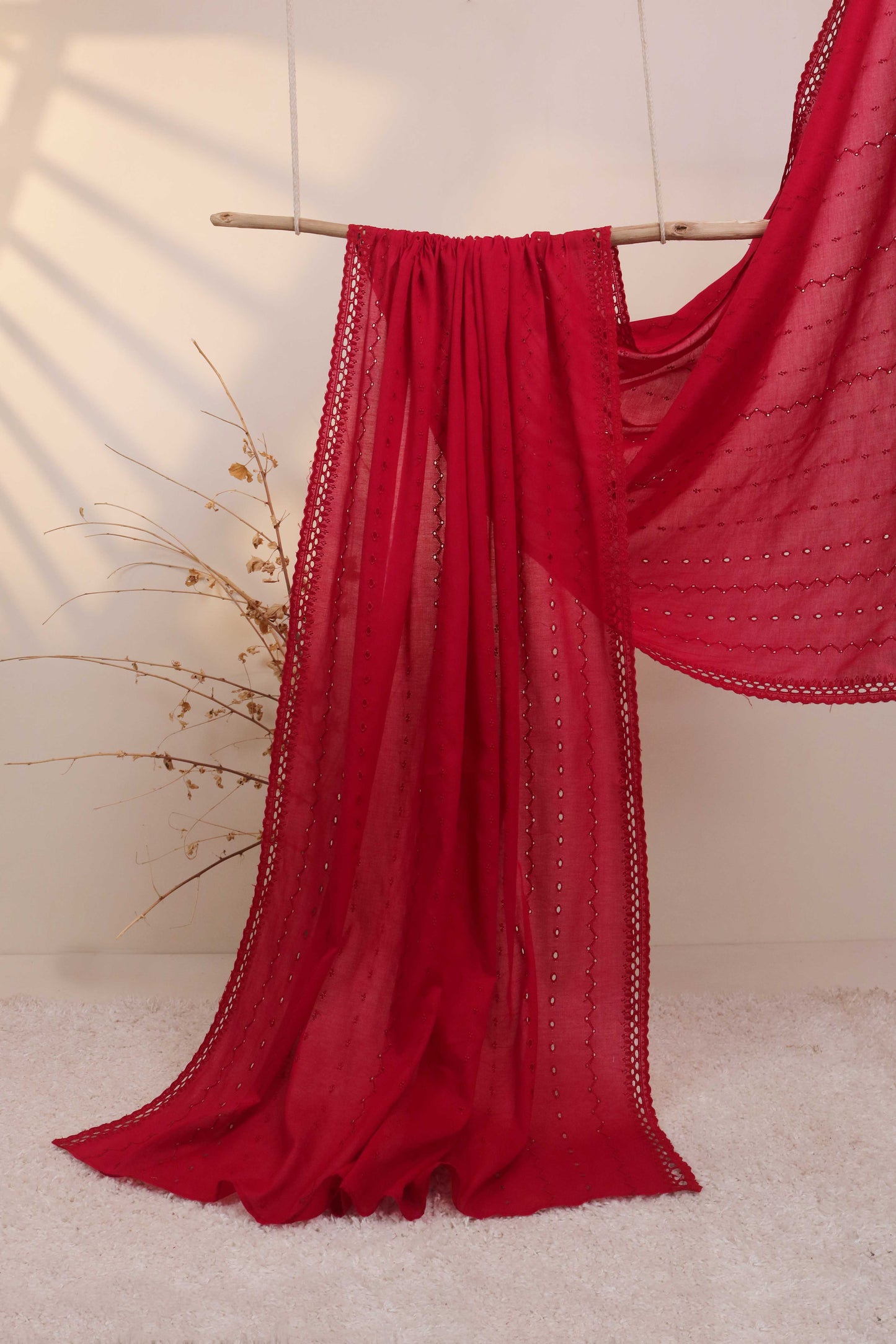Embroidered Lawn Shawl 2868B