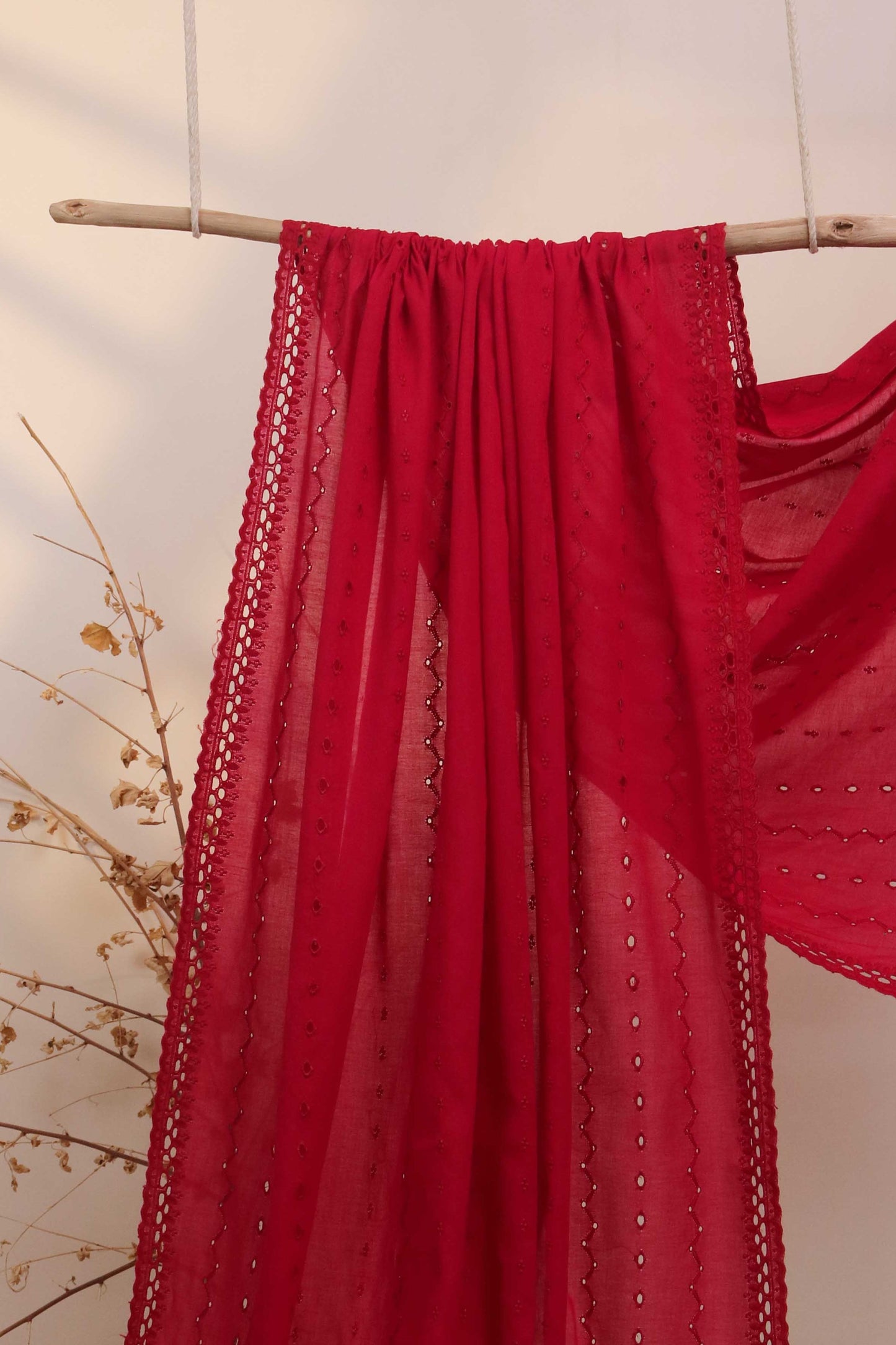 Embroidered Lawn Shawl 2868B