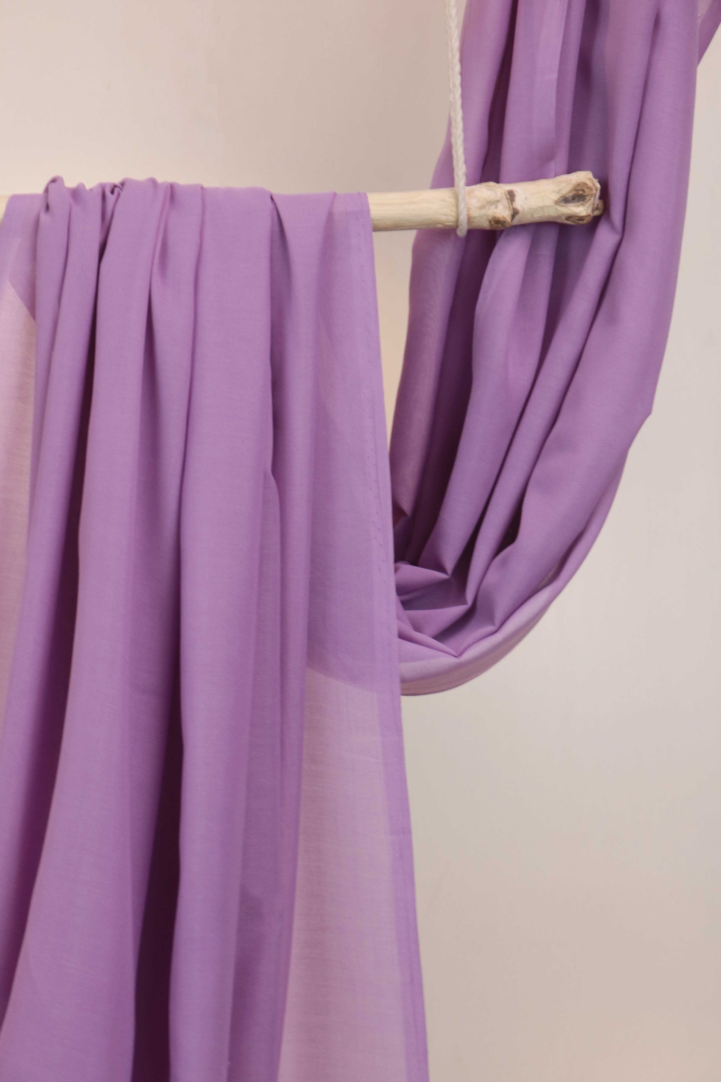 Swiss Voil Plain Shawl