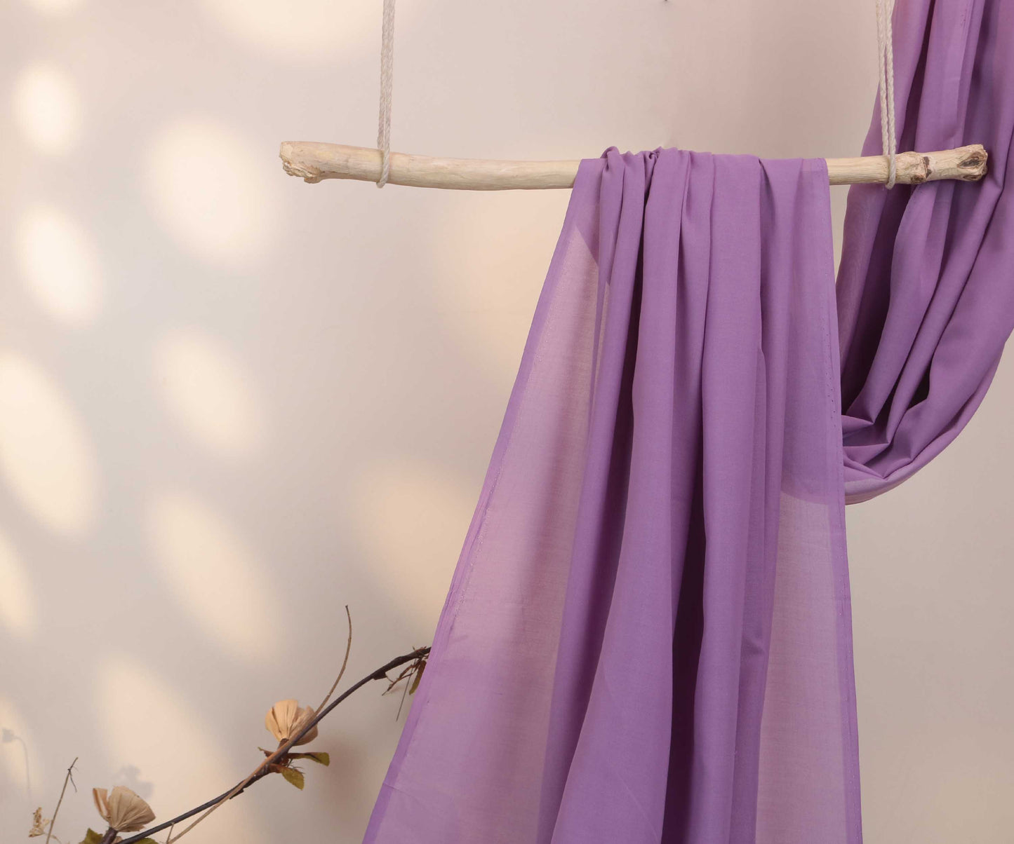 Swiss Voil Plain Shawl