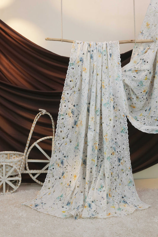 Embroidered Lawn Shawl LSH124