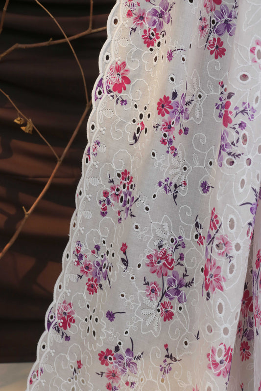 Embroidered Lawn Shawl LSH121