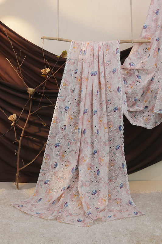 Embroidered Lawn Shawl LSH122