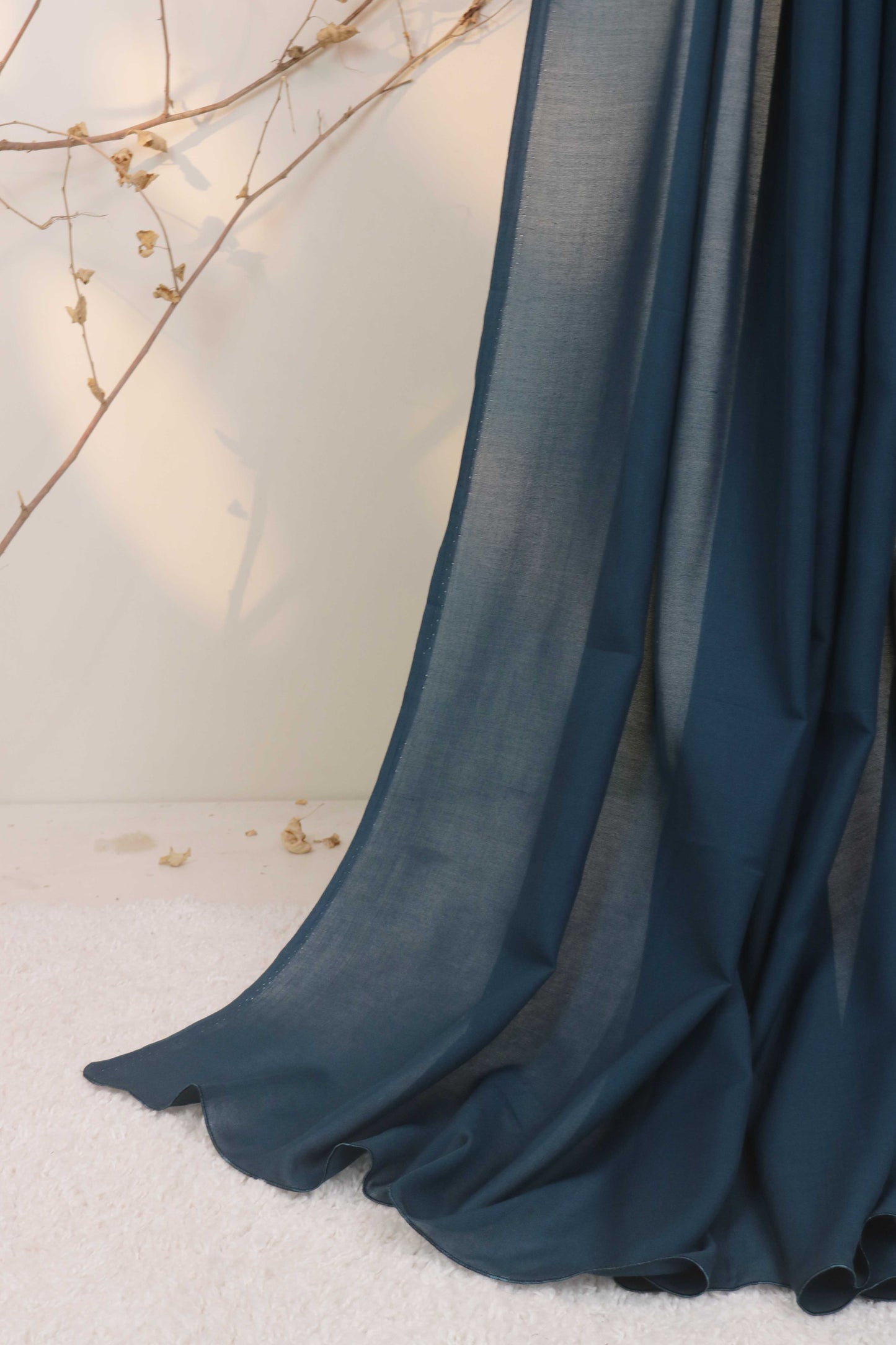 Swiss Voil Plain Shawl