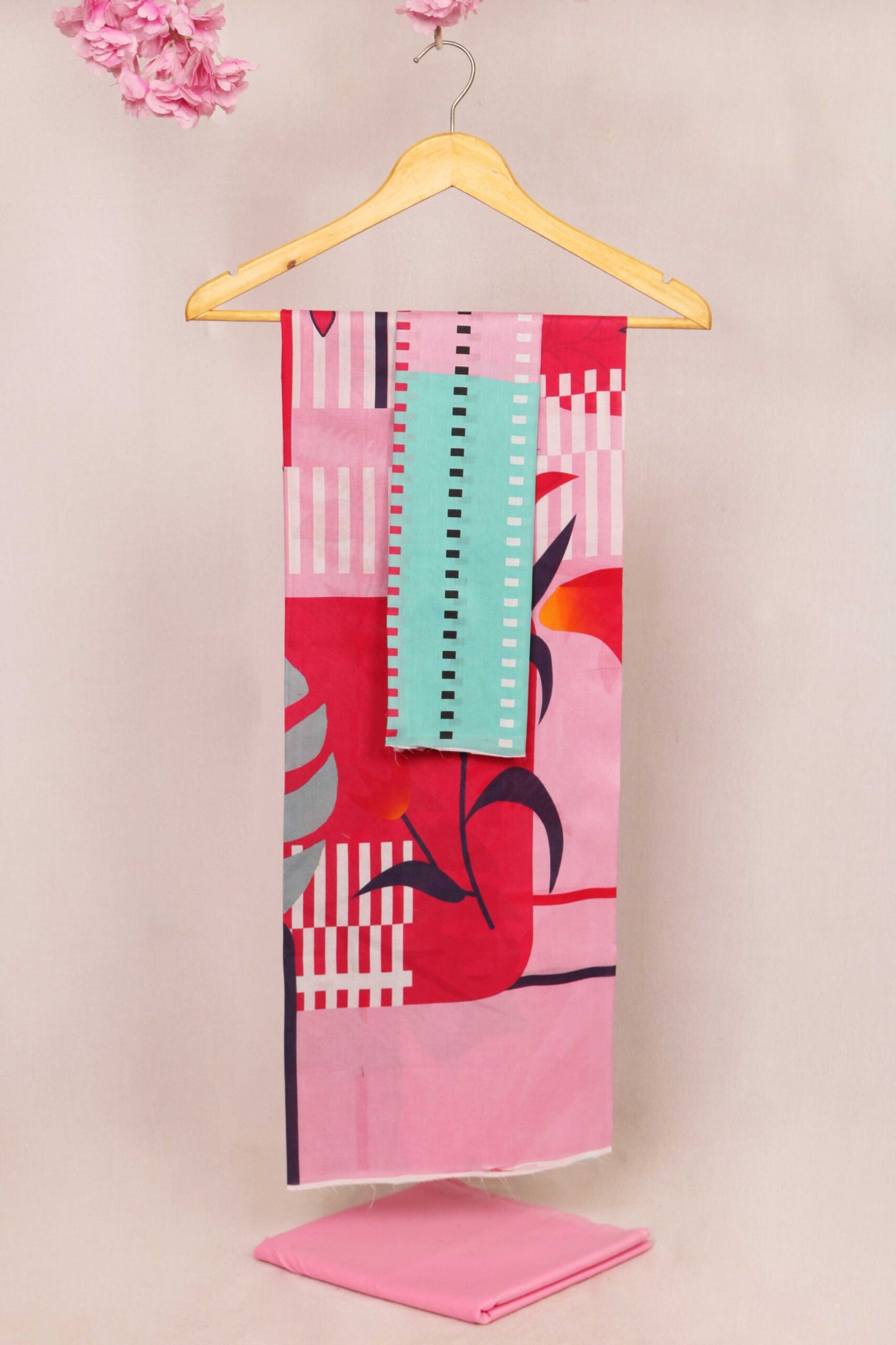 3Piece - Printed Lawn Suit POP ART  PA33