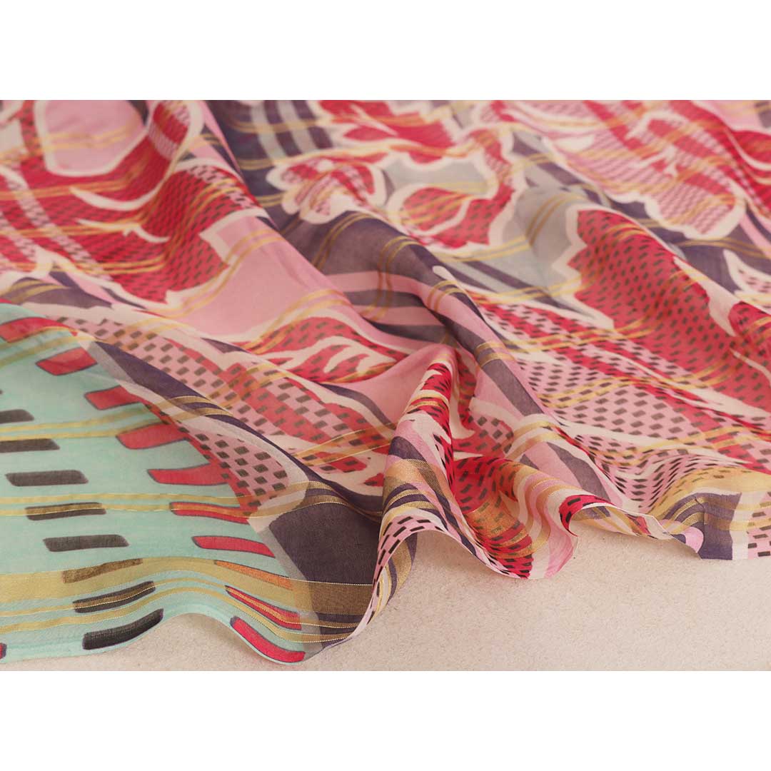 3Piece - Printed Lawn Suit POP ART  PA33