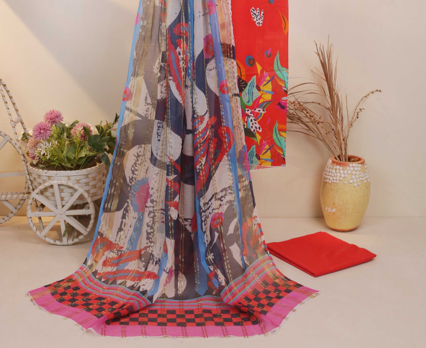 3Piece - Printed Lawn Suit POP ART  GJPA2402A37