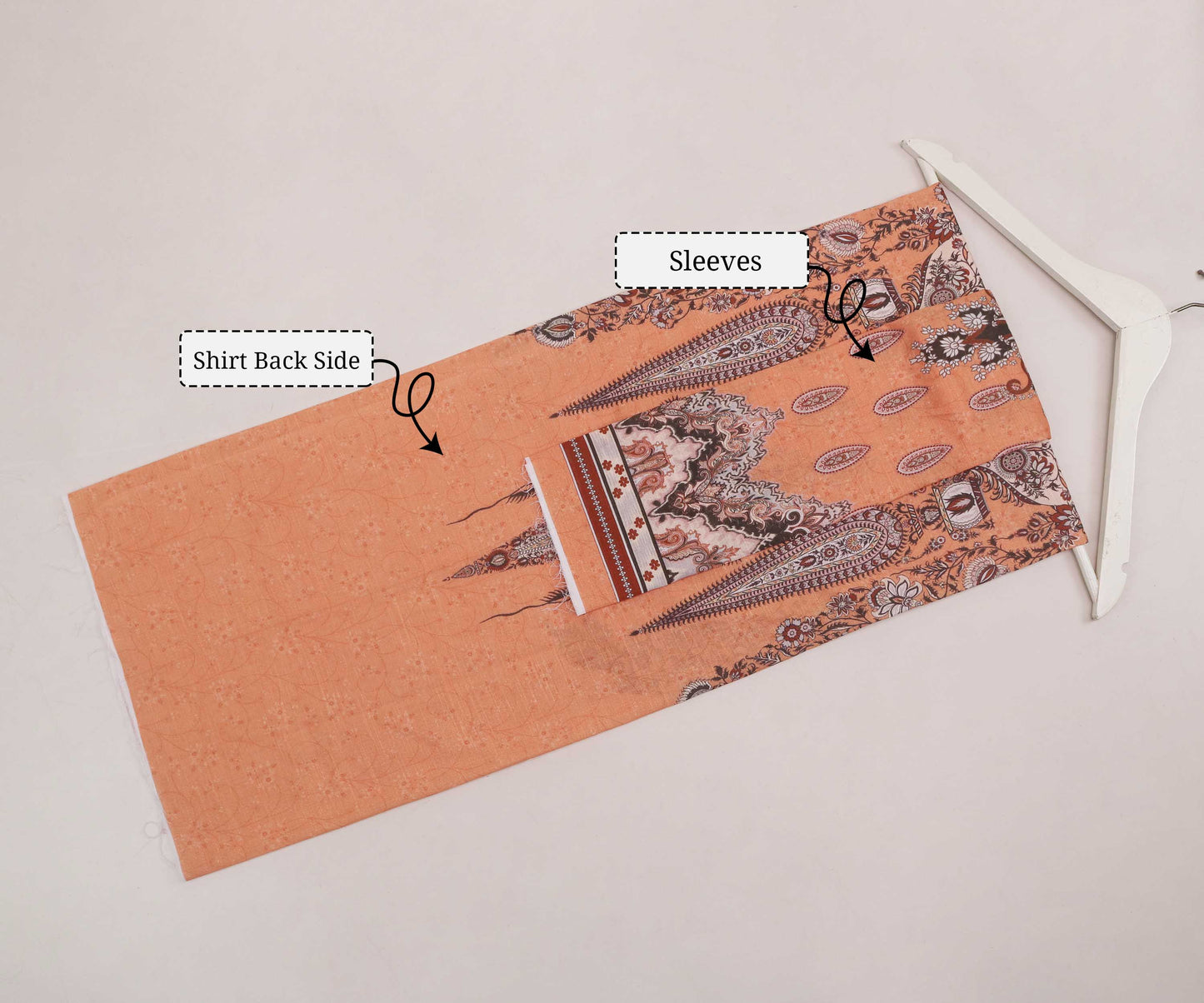 3Piece - Superior Printed Lawn Suit Carnation  D034