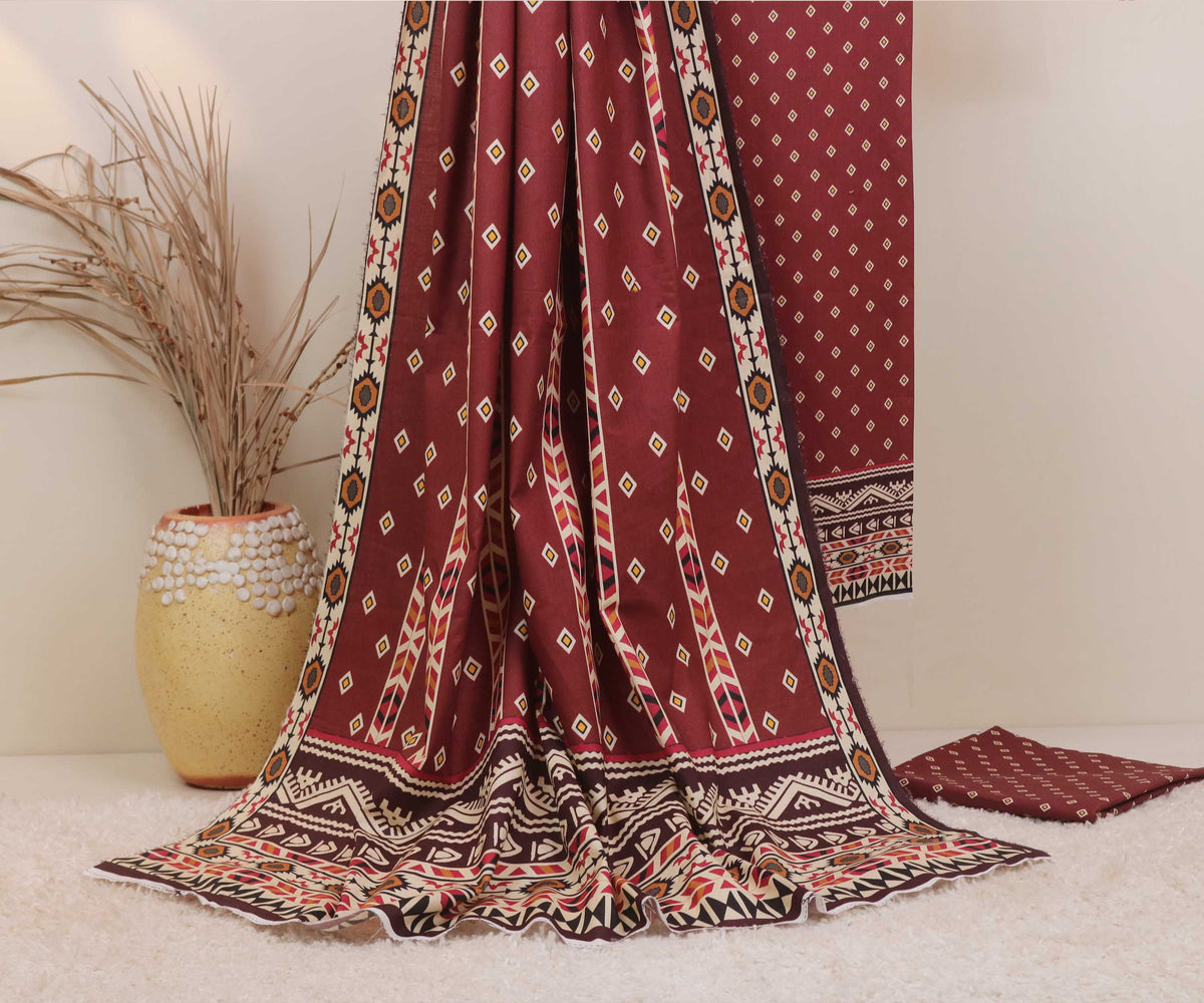 Cambric  Printed Suit H25SLST76