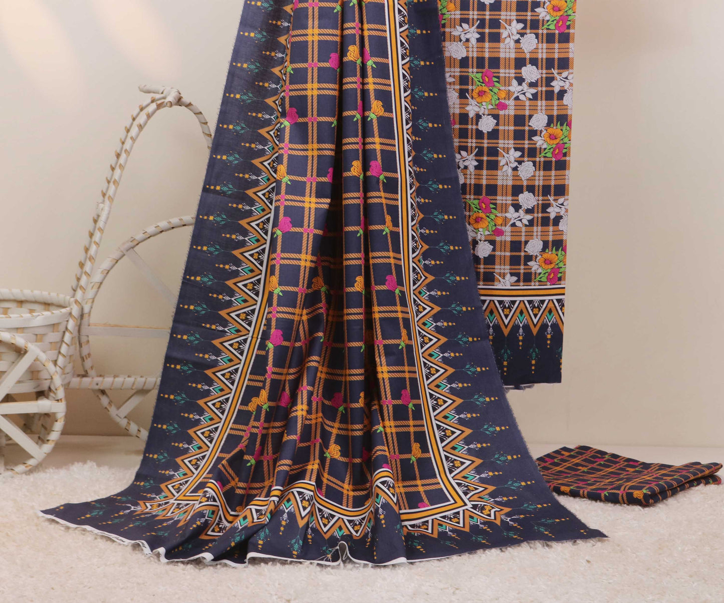 Cambric Printed Suit H25SLST86