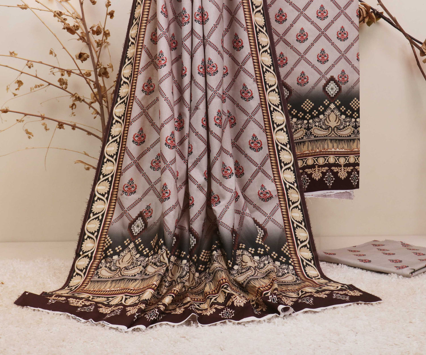 Cambric Printed Suit H25SLST87