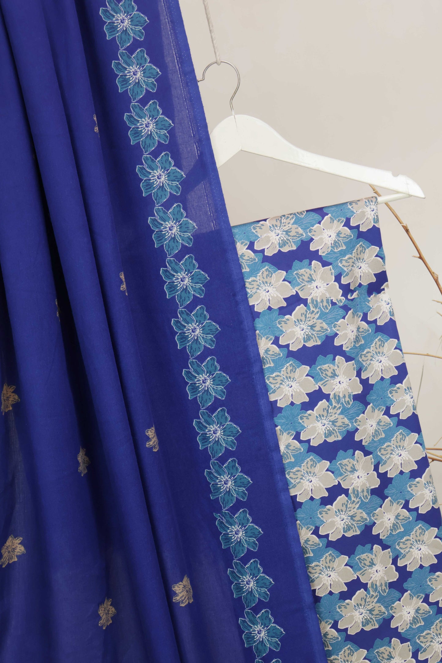 3Piece –  Printed Marina with Pashmina Shawl  VC188