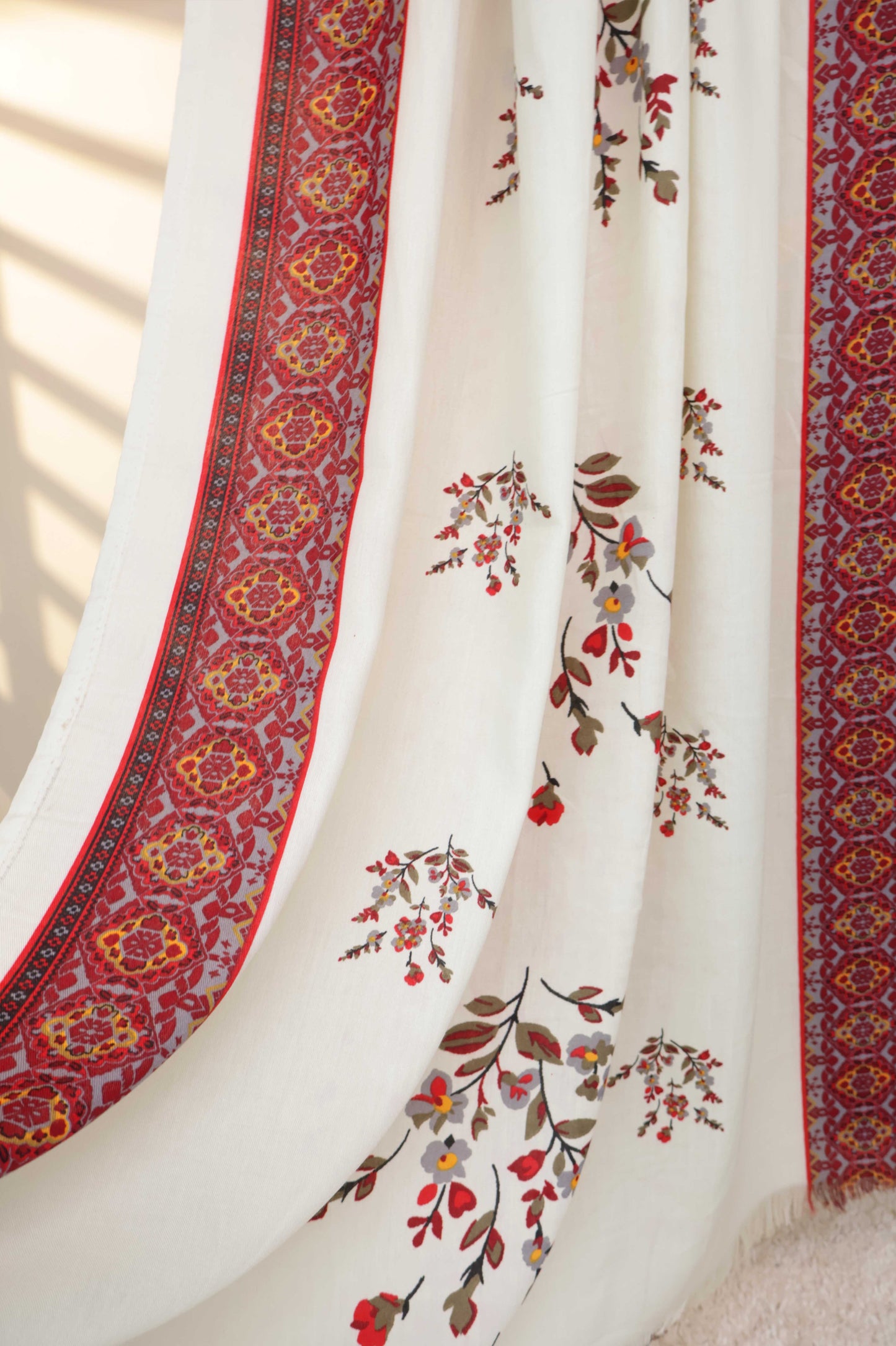 3Piece –  Printed Katria Marina with Pashmina Shawl  VC197