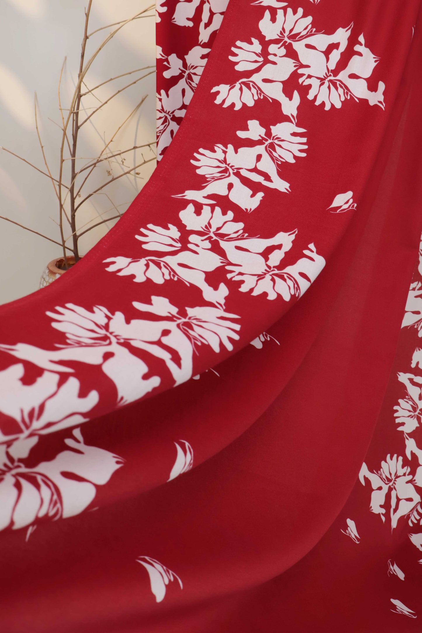 3Piece –  Printed Katrai Marina with Pashmina Shawl  VC76