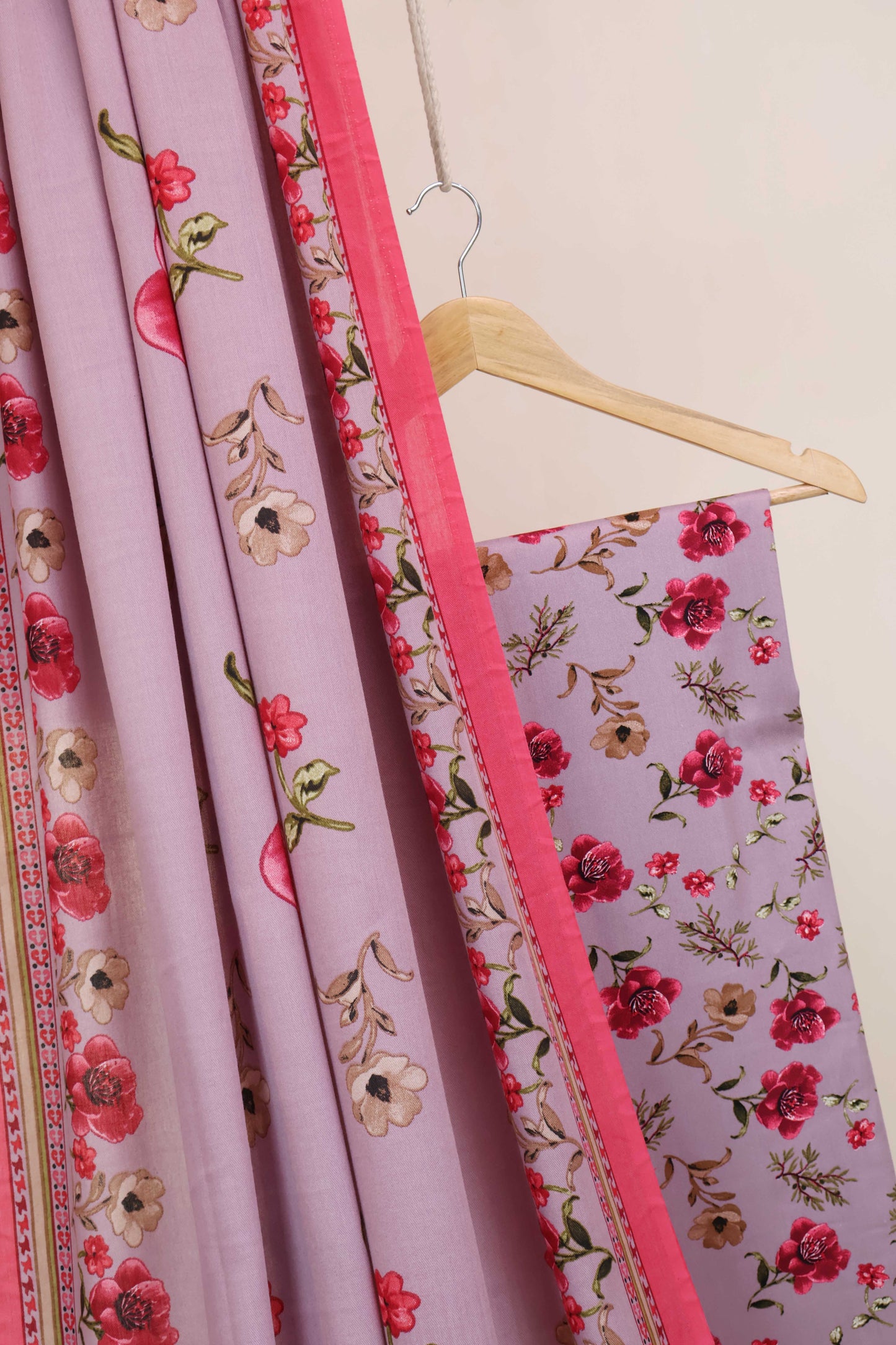 3Piece –  Printed  Marina with Pashmina Shawl  VC153