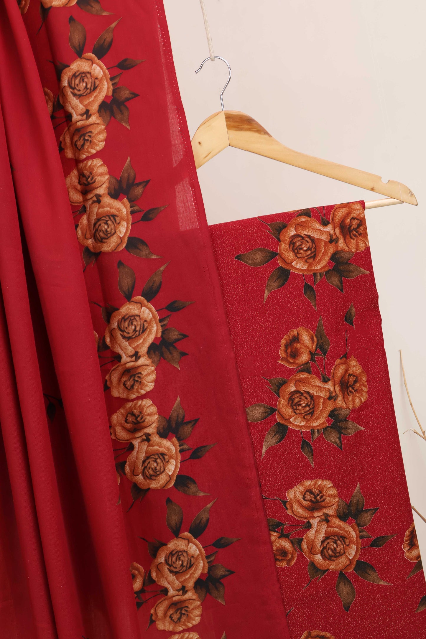 3Piece –  Printed Katrai Marina with Pashmina Shawl  VC147