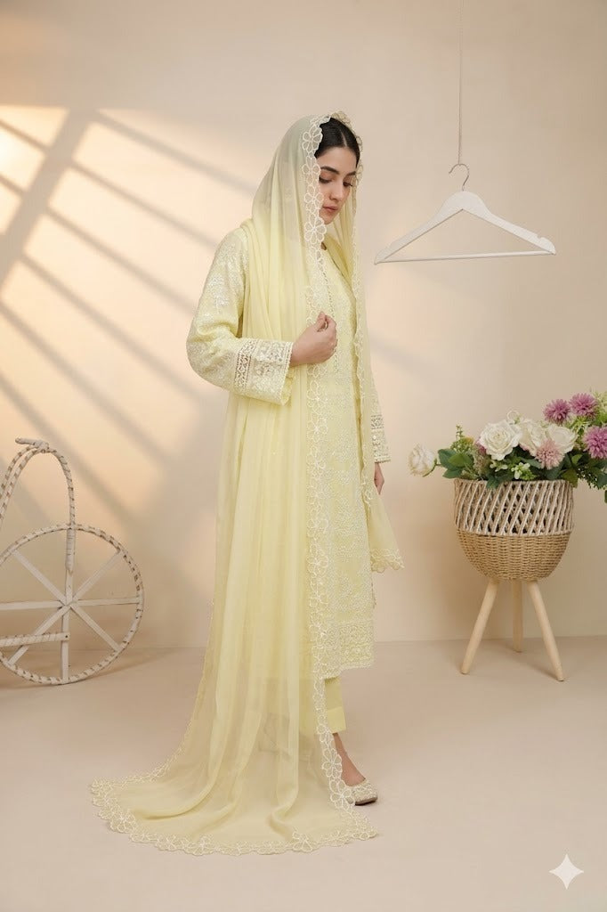 Luxury Lawn Embroidered Suit NV1WR02