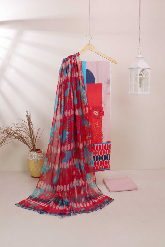 3Piece - Printed Lawn Suit POP ART  GJPA2402A31