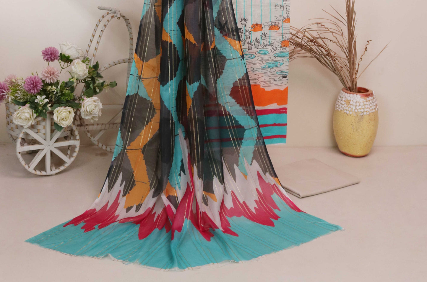3Piece - Printed Lawn Suit POP ART  H25PA44